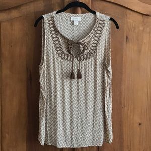 LOFT Tassel Tied Tank